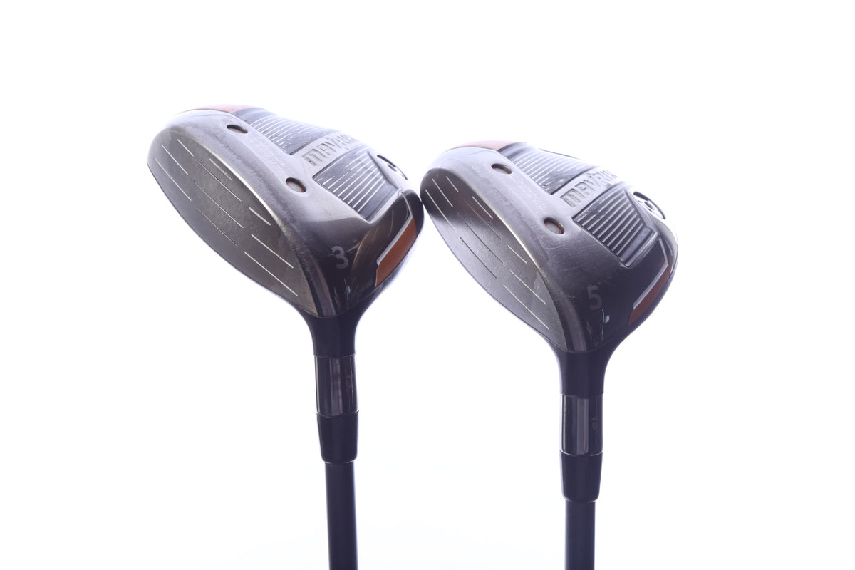Used Callaway Mavrik Wood Set - Left-Handed - 3W, 5W - Regular Flex