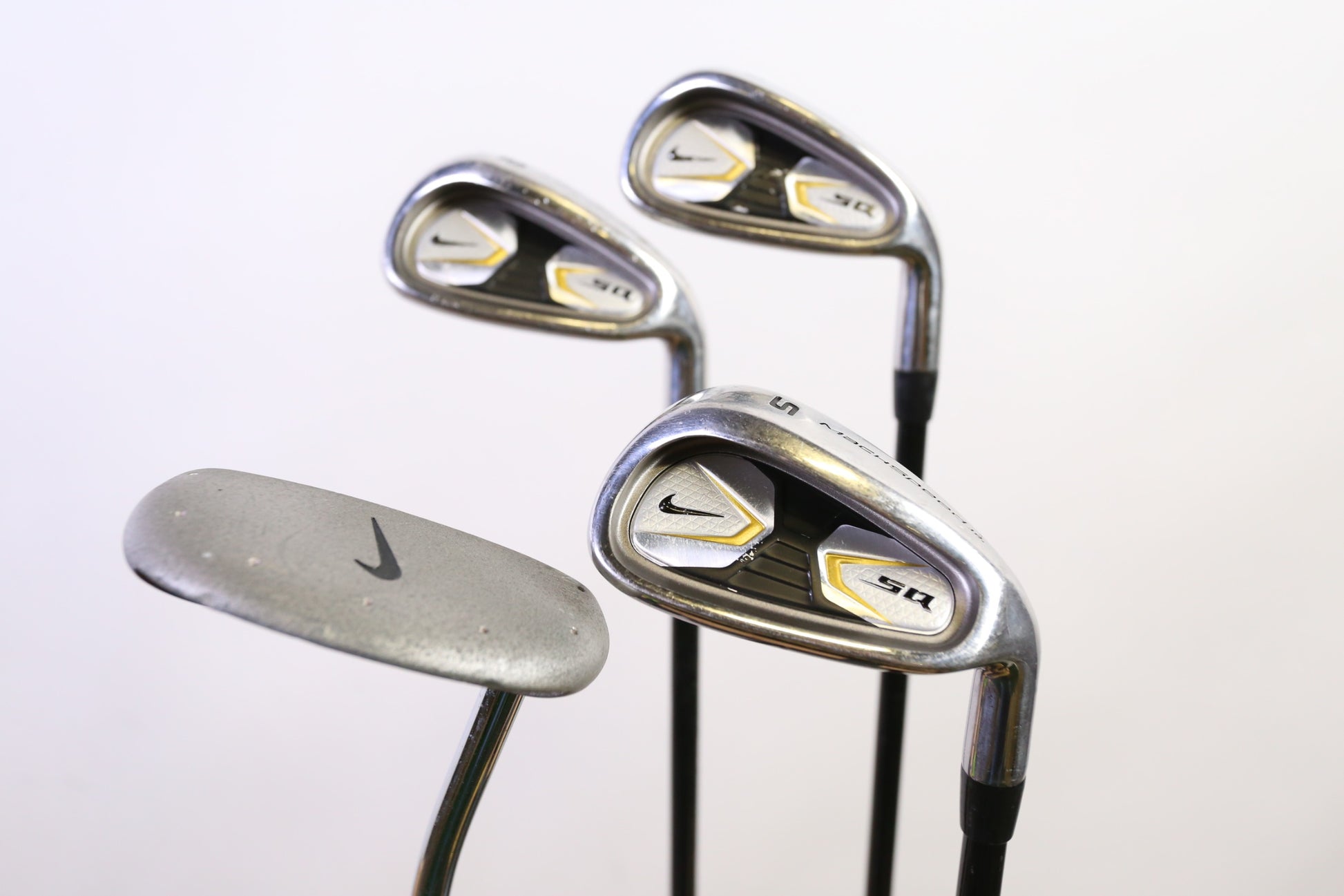 Used Nike SQ MachSpeed Junior Boys Size 1 Complete Set - Right-Handed - 7, 9, SW, Putter - Youth Flex-Next Round