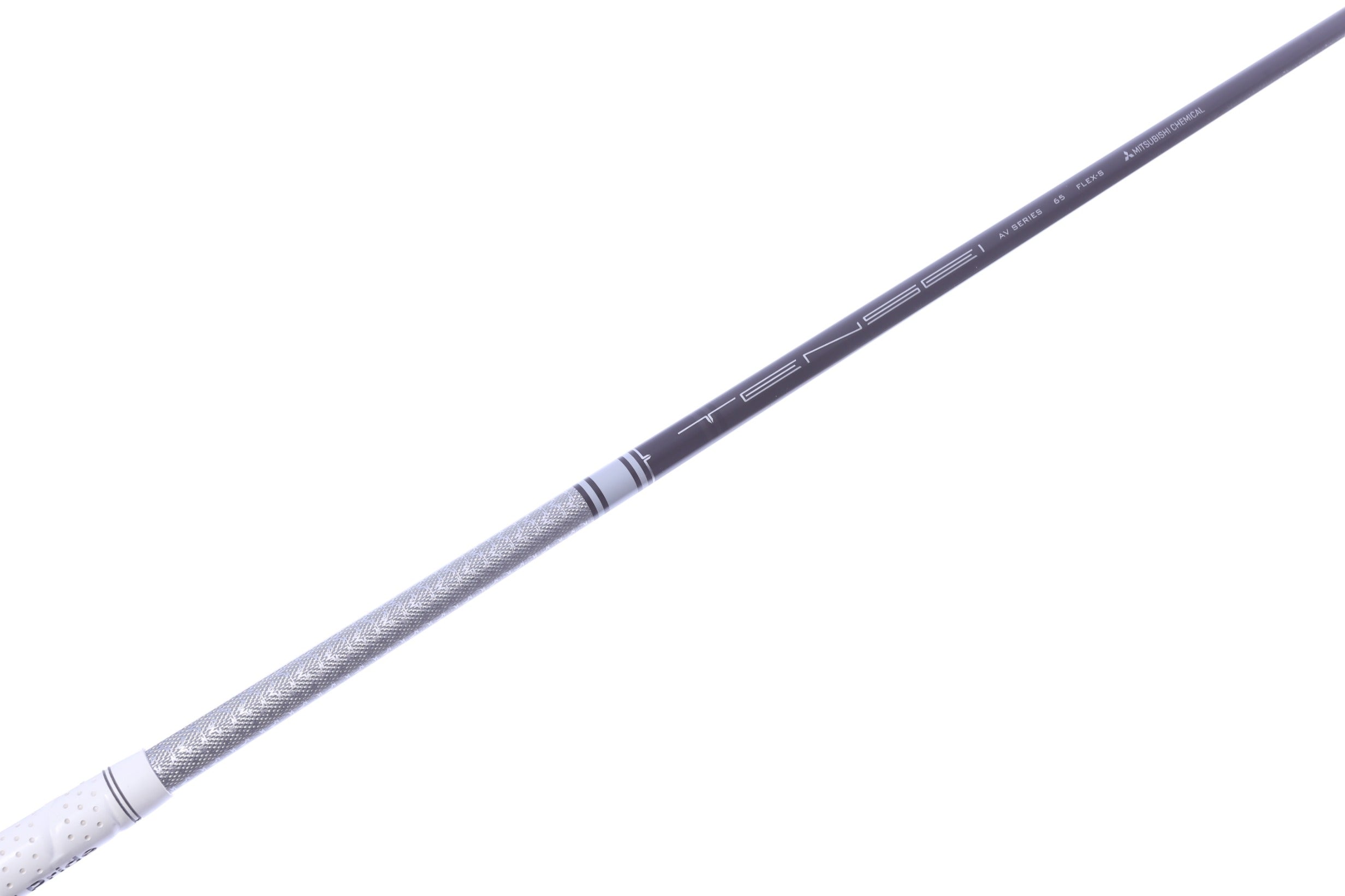 Used Mitsubishi Tensei AV Raw White Driver Shaft Stiff Flex Graphite - 44.25 in - Titleist Surefit Adapter