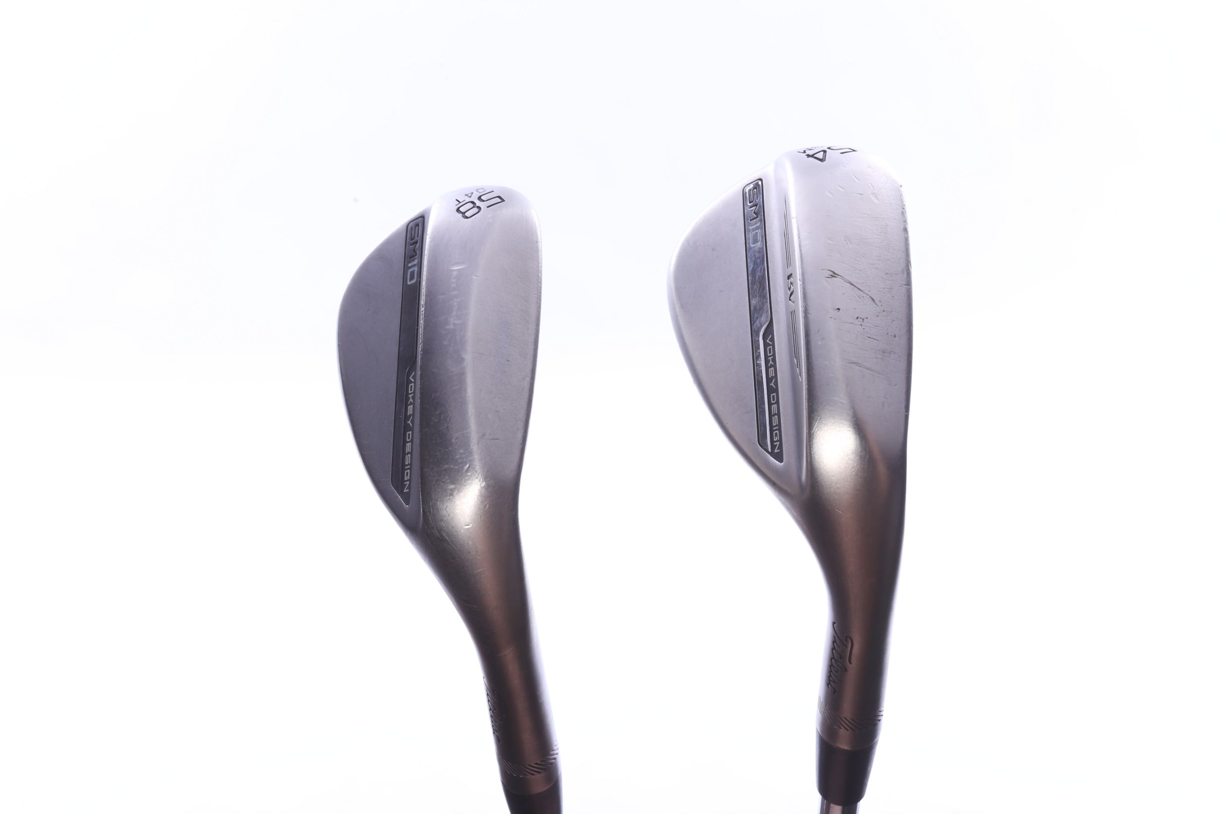 Used Titleist Vokey SM10 Nickel Wedge Set - Right-Handed - 54*, 58* - Wedge Flex-Next Round