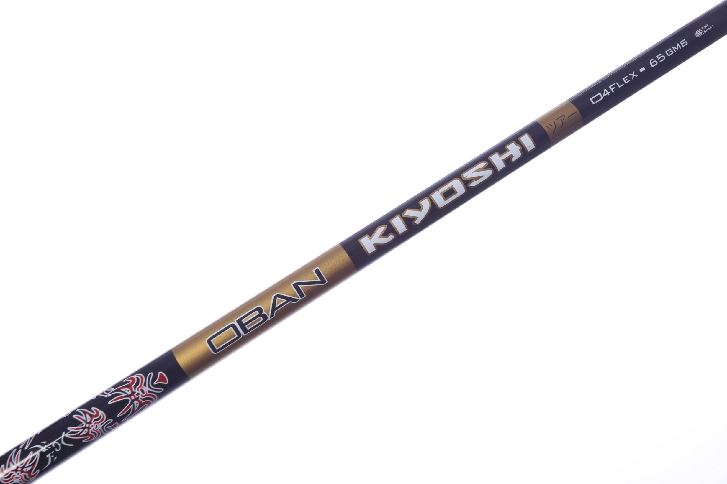 Used Oban Kiyoshi Black Driver Shaft Stiff Flex Graphite - 43.5 in - TaylorMade M Adapter-Next Round