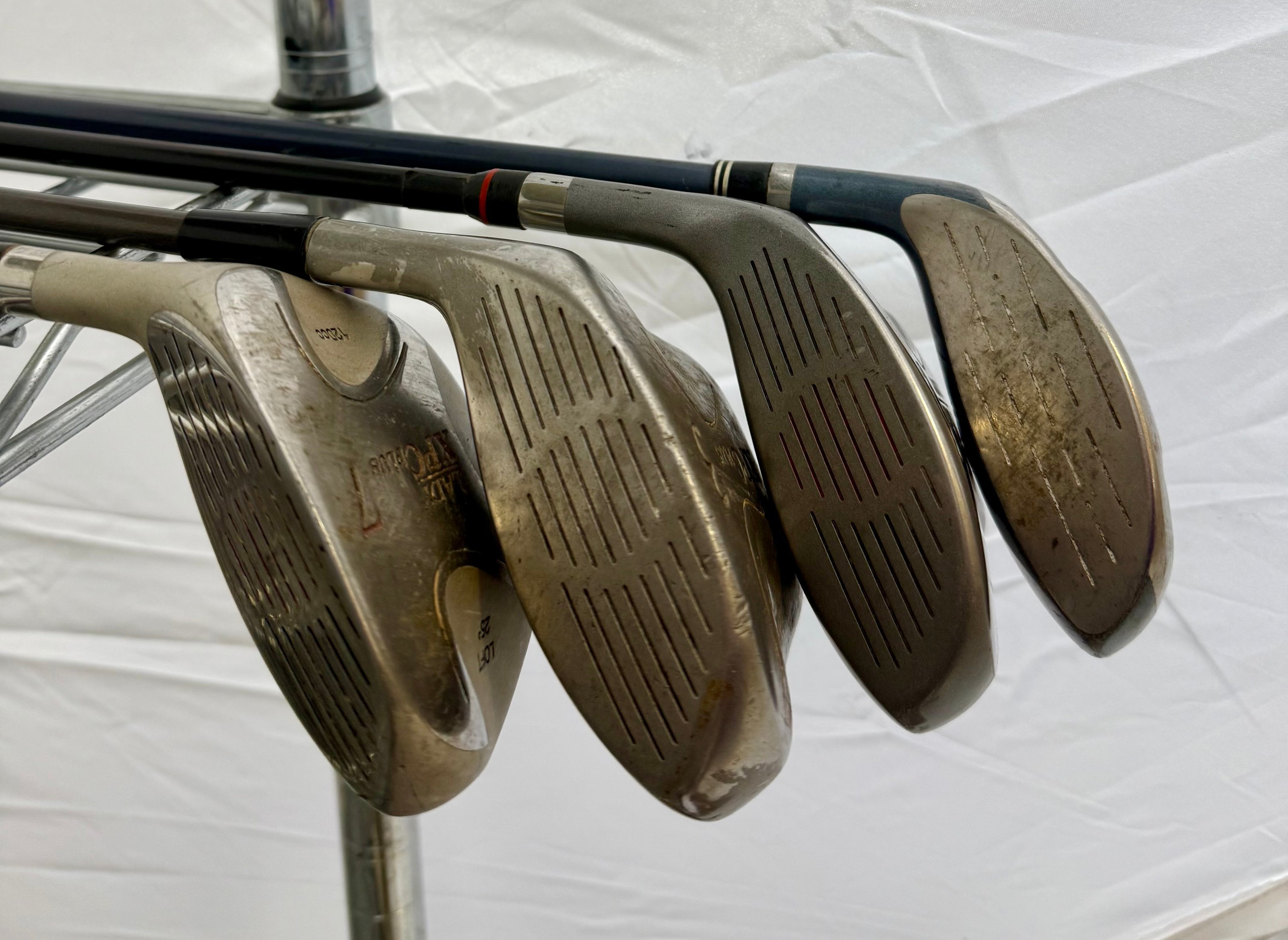Wholesale Lot of 30 Golf Clubs - Assorted Fairway Woods and Hyrbids-Next Round