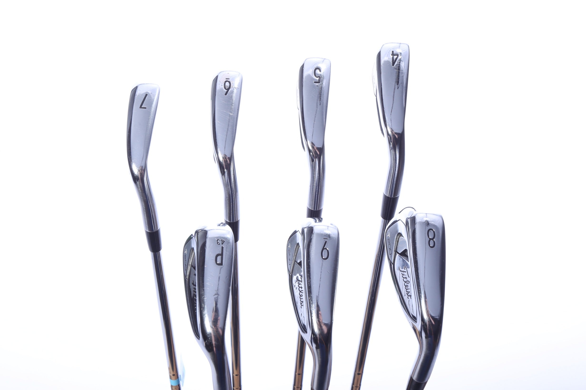 Used Titleist T200 Iron Set - Right-Handed - 4-PW - Stiff Flex