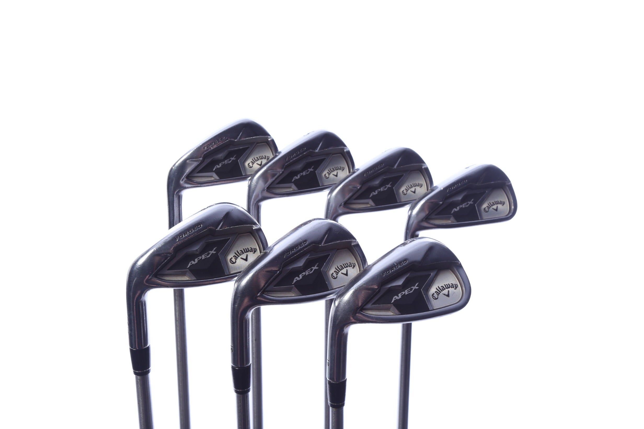 Used Callaway Apex 19 Iron Set - Left-Handed - 4-PW - Extra Stiff Flex