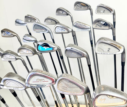 Wholesale Lot of 24 Golf Clubs - Right Handed - Assorted Irons and Wedges-Next Round