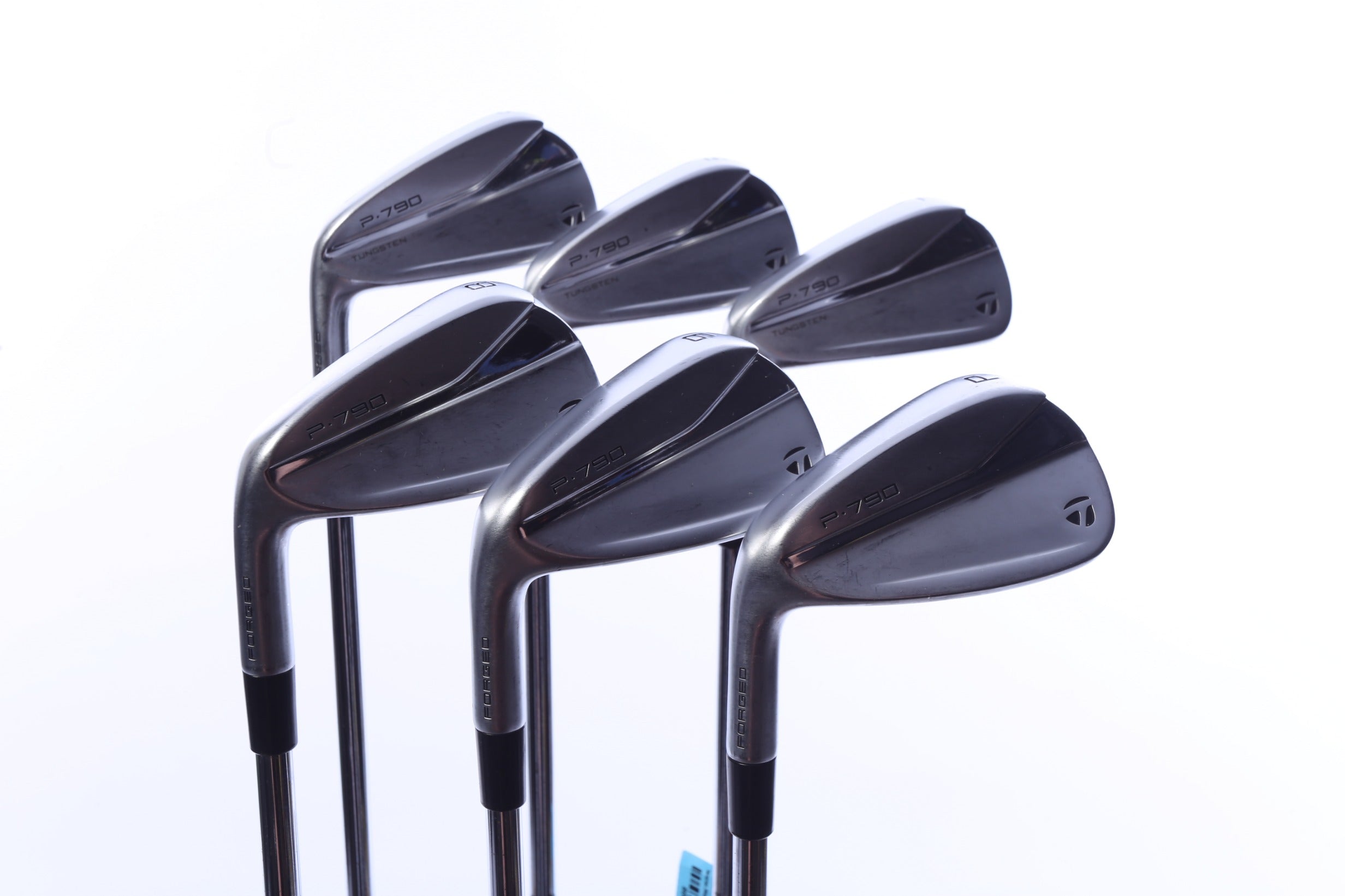 Used TaylorMade 2021 P790 Iron Set - Left-Handed - 5-PW - Stiff Flex
