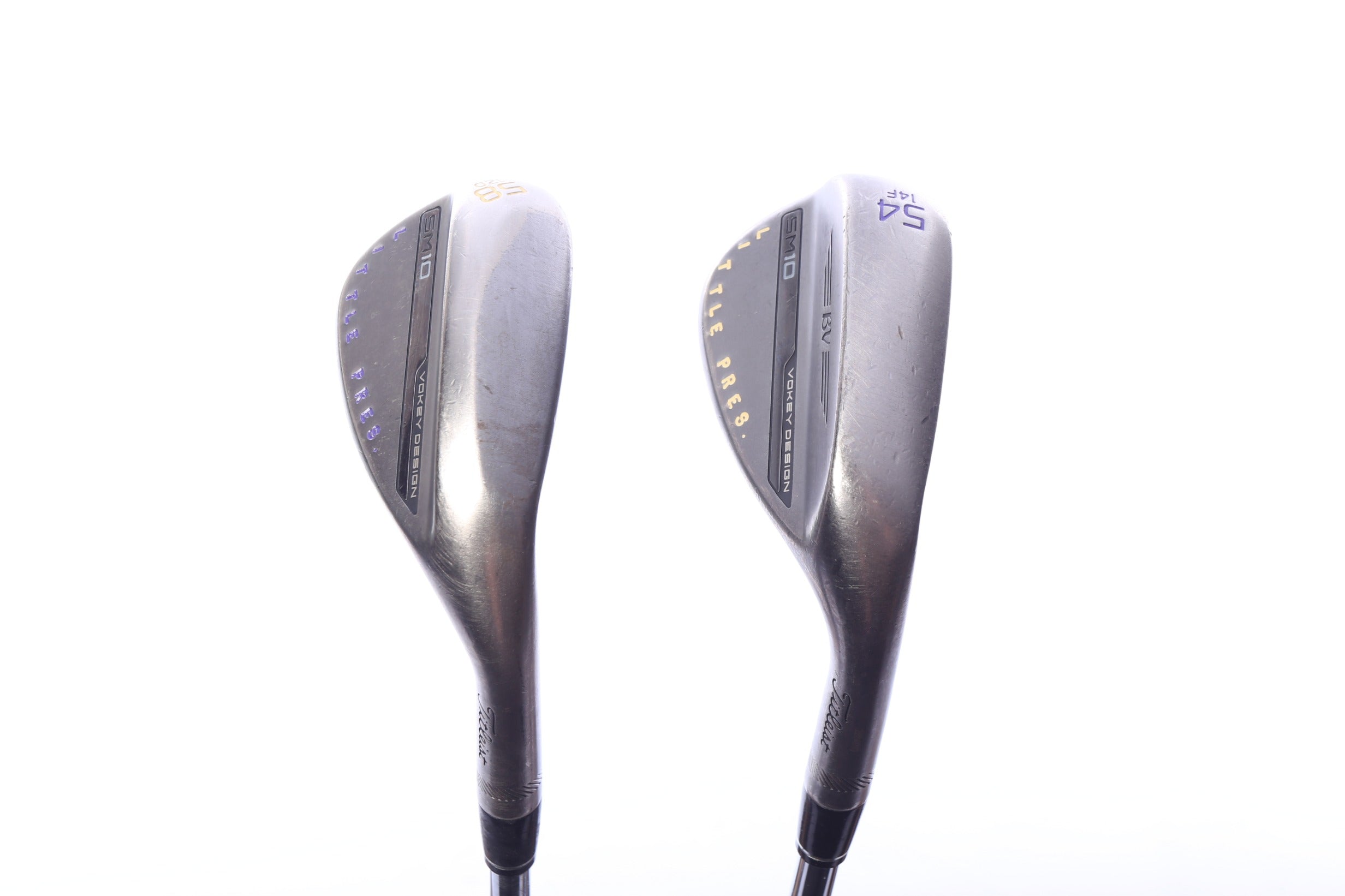 Used Titleist Vokey SM10 Nickel Wedge Set - Right-Handed - 54*, 58* - Stiff Flex