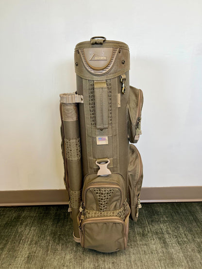 Datrek Pale Olive Cart Bag 4 Dividers/6 Pockets with Strap and Rain Cover-Next Round