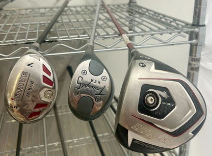 Wholesale Lot of 35 Golf Clubs - Assorted Wilson, Drivers, Woods, and Hybrids-Next Round