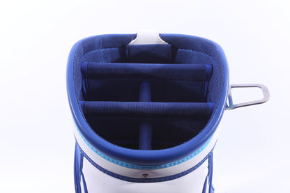 Used Mizuno Tour Multicolor Cart Bag - 5-Way - 6 Pockets - Rain Cover Included-Next Round