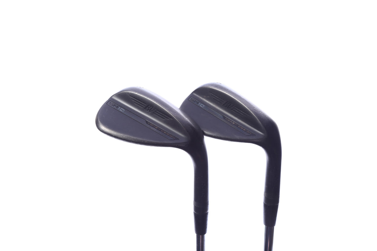 Used Titleist Vokey SM10 Jet Black Wedge Set - Right-Handed - 54*, 58* - Wedge Flex-Next Round