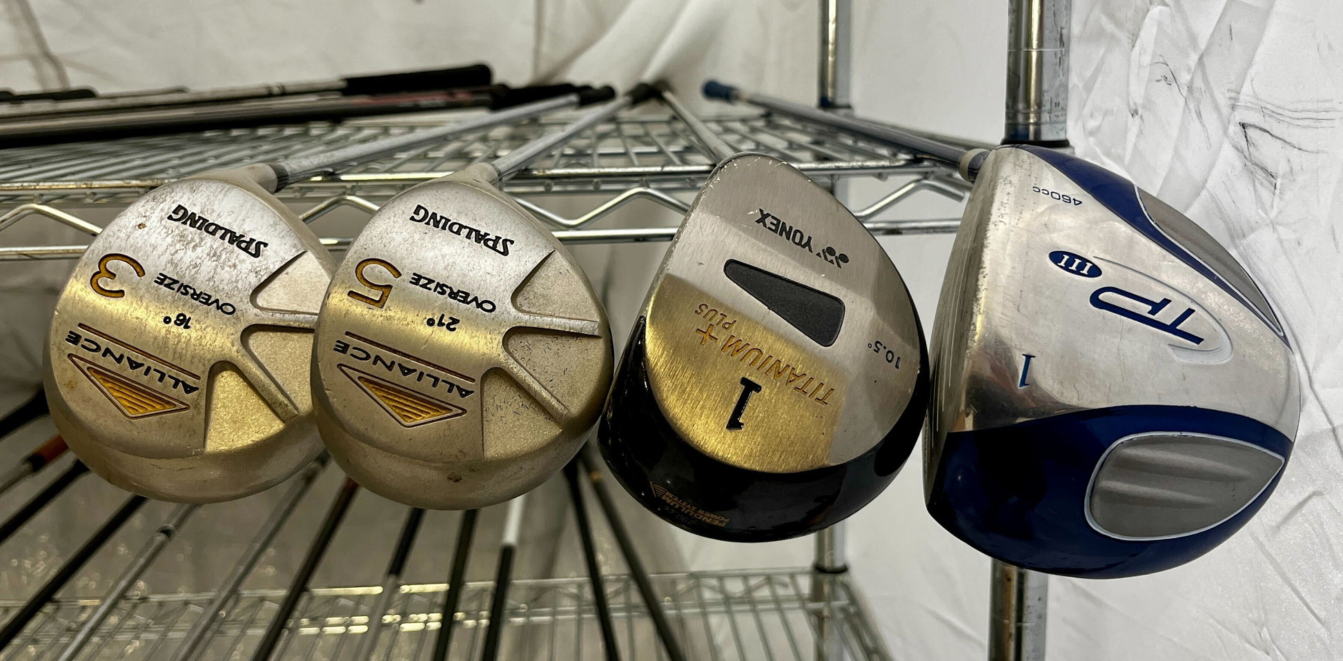 Wholesale Lot of 30 Golf Clubs - Assorted Hybrids, Woods, and Drivers-Next Round