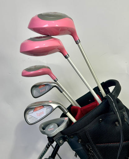 U.S Kids Golf Bag - Includes Right-Handed Kids Lynx Women's Golf Set-Next Round