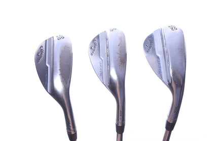 Used Callaway JAWS MD5 Chrome Wedge Set - Right-Handed - 52*, 56*, 60* - Stiff Flex