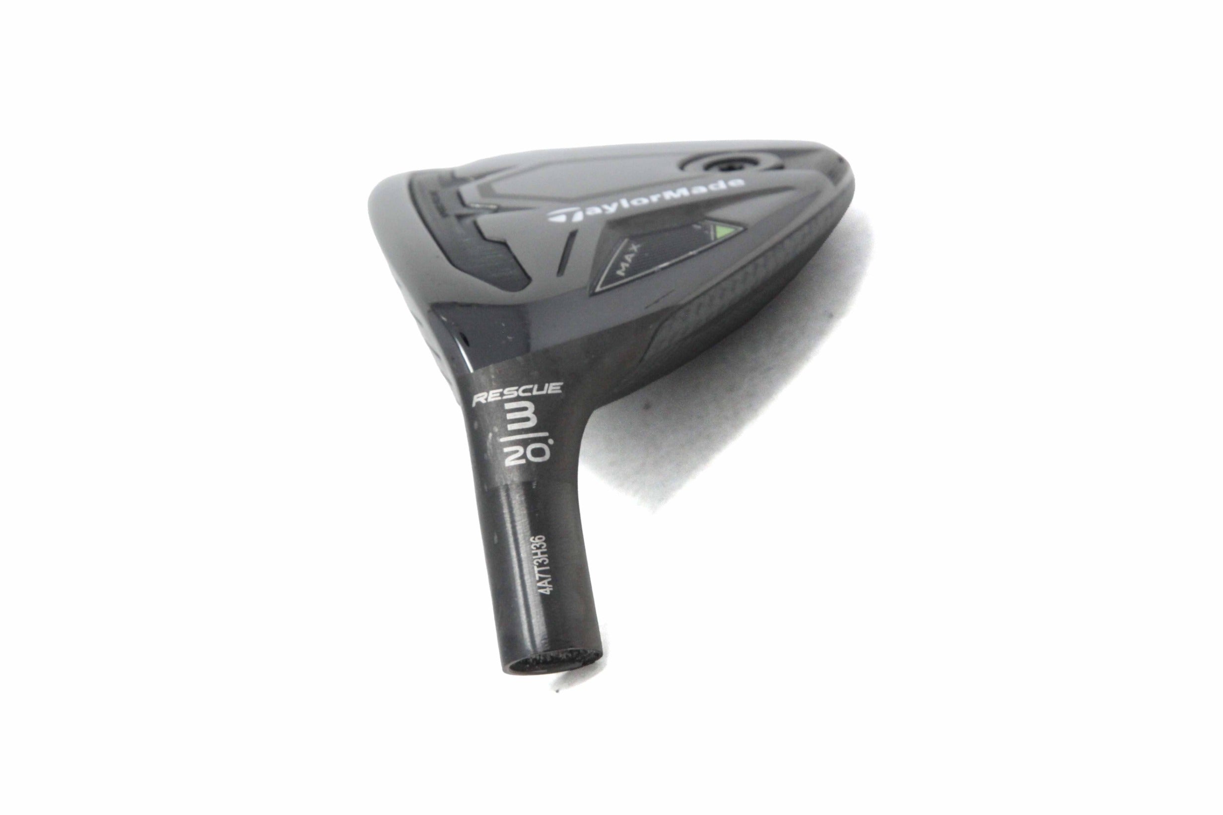Used TaylorMade Qi35 MAX Rescue 3H - HEAD ONLY - Left-Handed - 20 Degrees