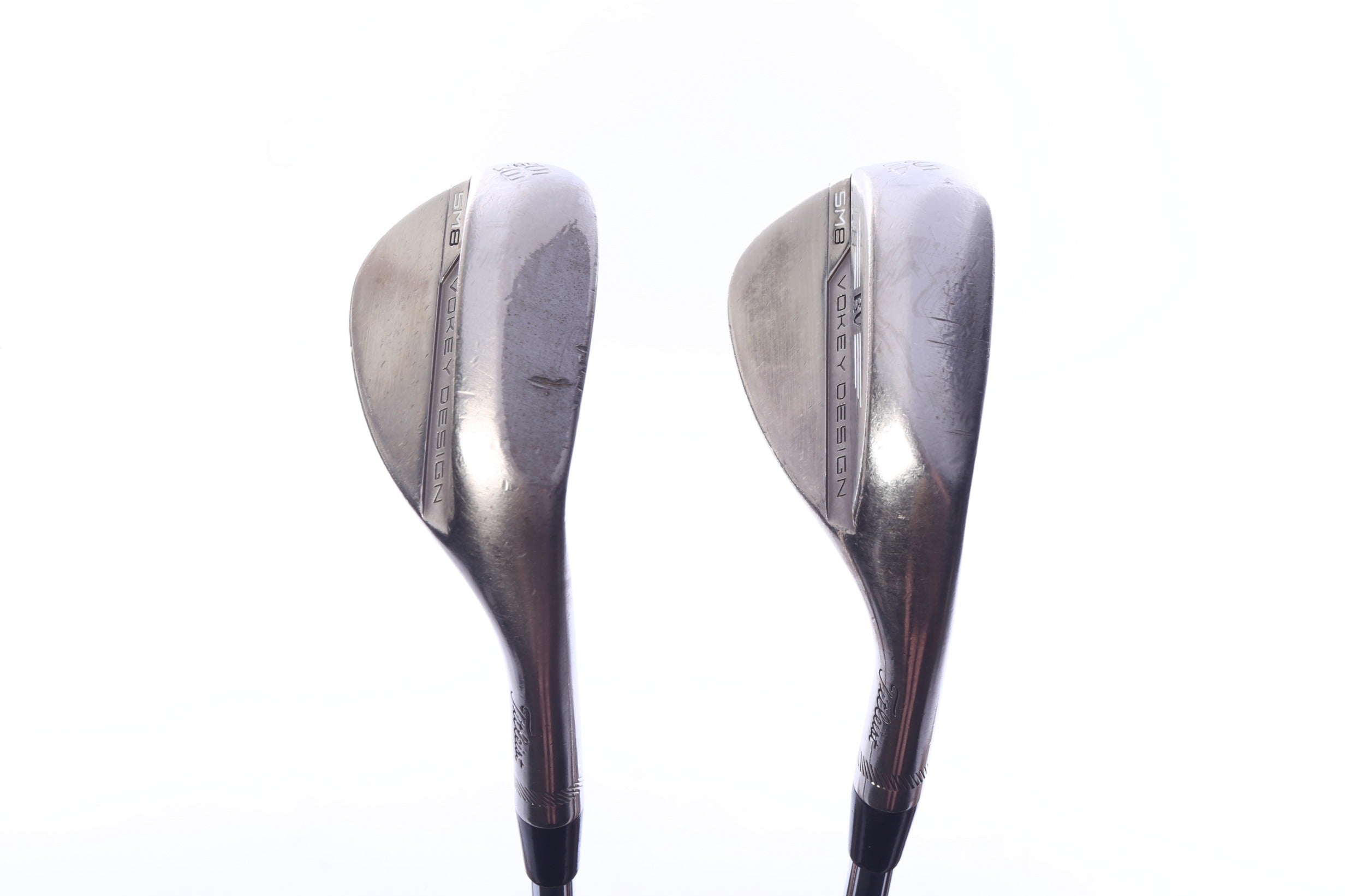Used Titleist Vokey SM8 Brushed Steel Wedge Set - Right-Handed - 54*, 58* - Wedge Flex-Next Round