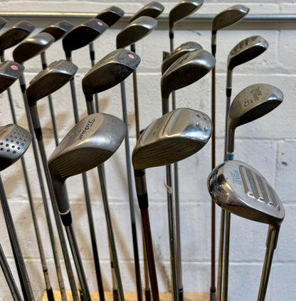 Wholesale Lot of 45 Golf Clubs - Assorted Fairway Woods-Next Round