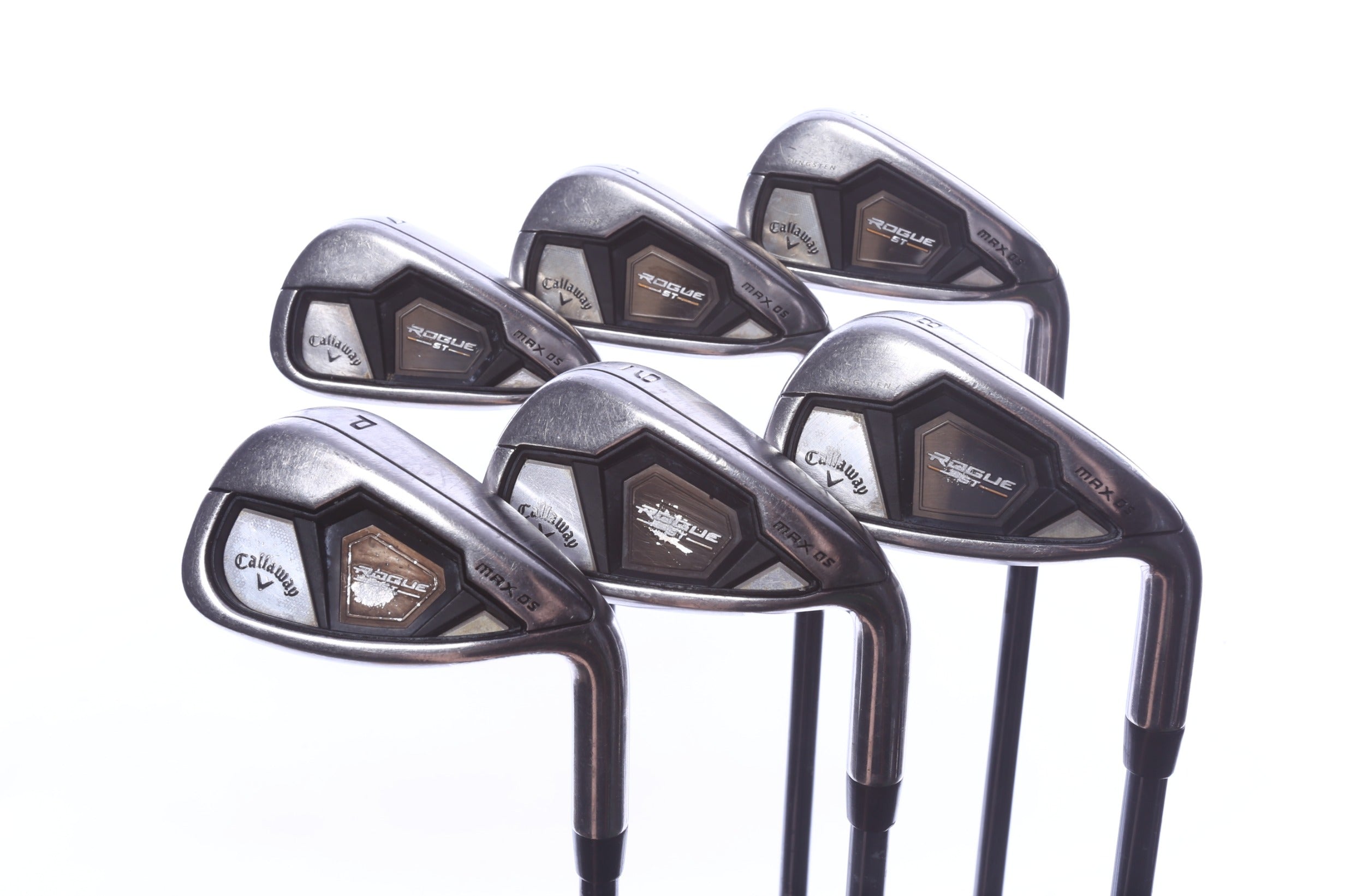 Used Callaway Rogue ST MAX OS Iron Set - Right-Handed - 5-PW - Seniors Flex-Next Round
