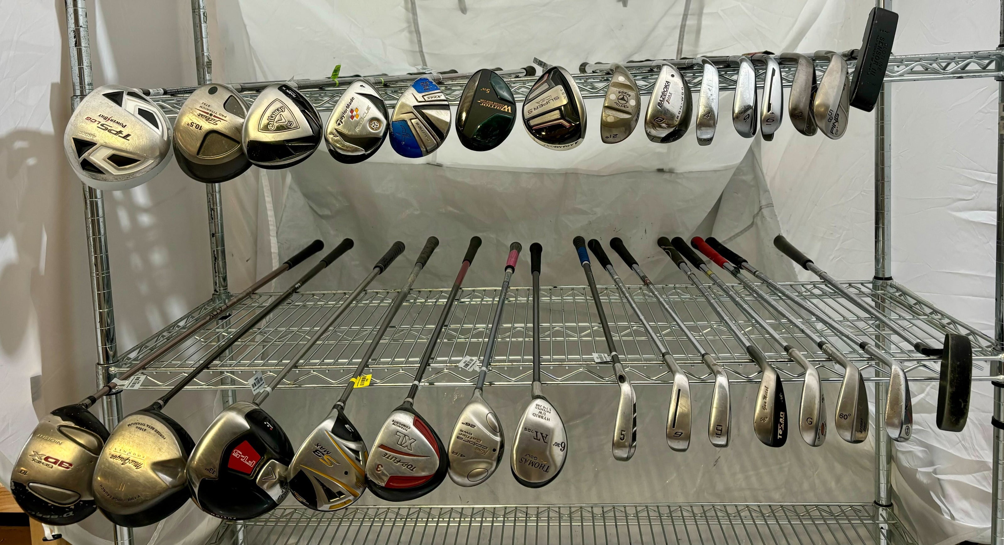 Wholesale Lot of 30 Golf Clubs - Assorted Golf Clubs-Next Round