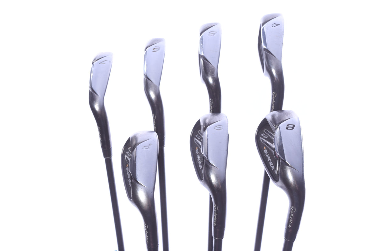 Used TaylorMade Burner 2.0 Iron Set - Right-Handed - 4-PW - Regular Flex