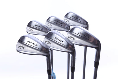 Used Callaway Apex Ti Fusion Plated Iron Set - Right-Handed - 5-PW - Stiff Flex-Next Round