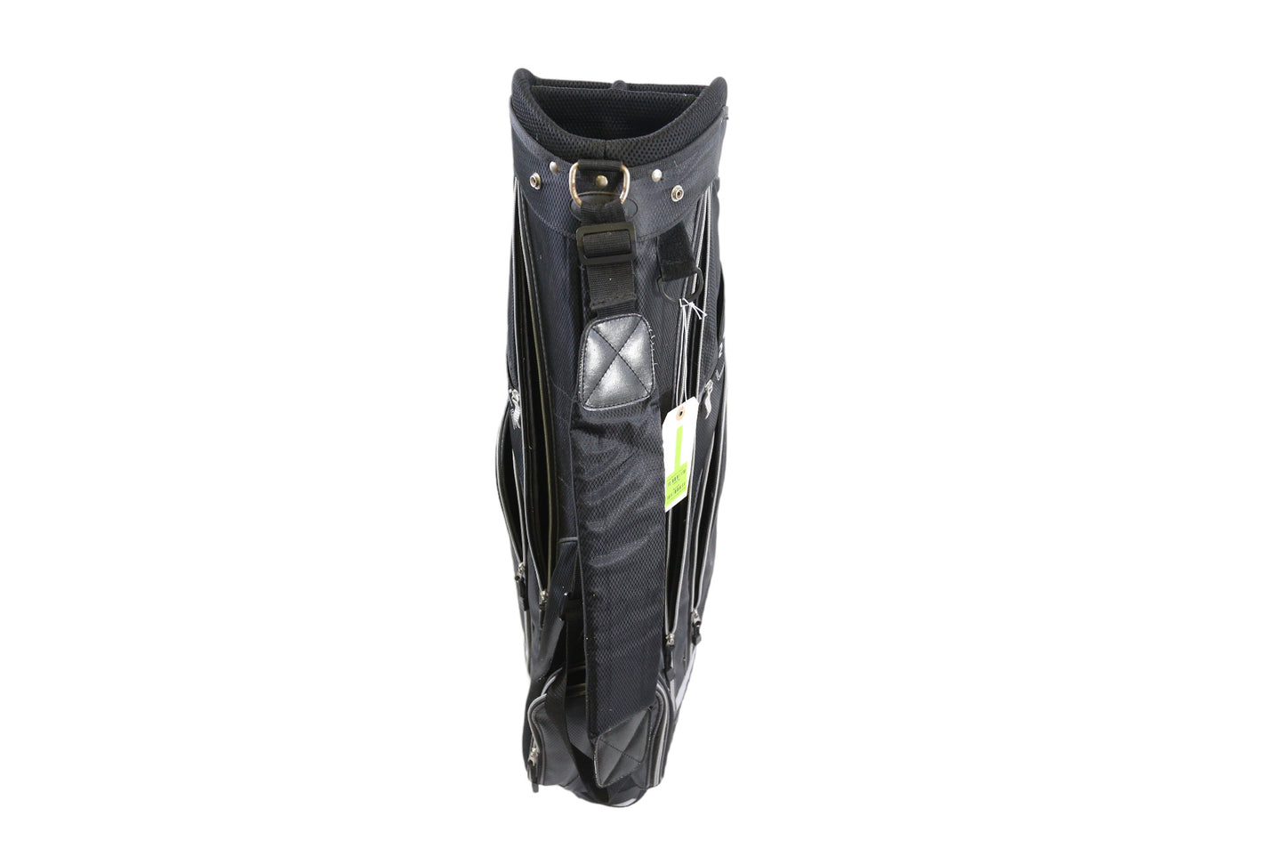 Wilson Black Cart Bag 5 Dividers 6 Pockets Shoulder Strap