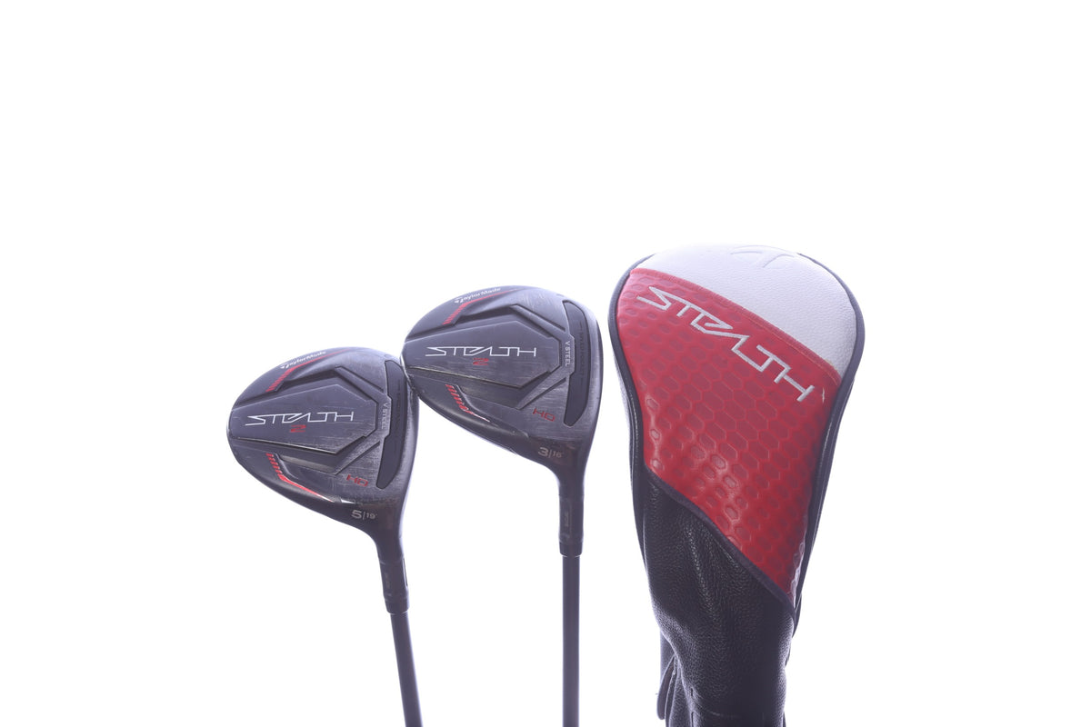 Used TaylorMade STEALTH 2 HD Wood Set - Right-Handed - 3W, 5W - Seniors Flex-Next Round