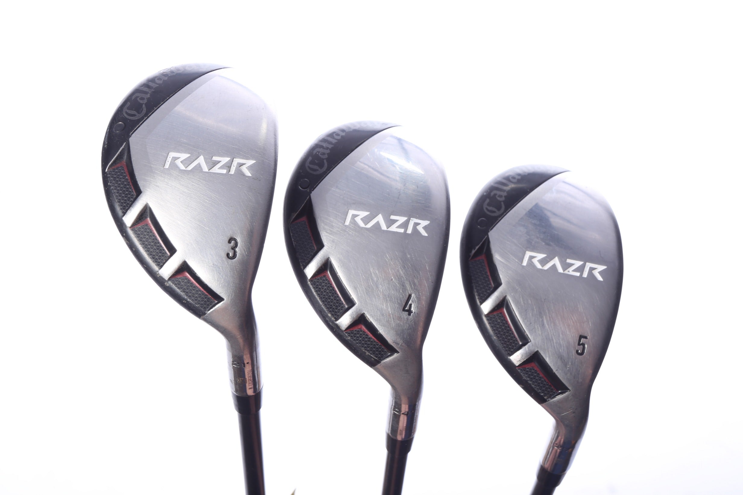 Used Callaway RAZR X Hybrid Set - Right-Handed - 3H, 4H, 5H - Seniors Flex