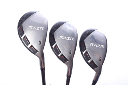 Used Callaway RAZR X Hybrid Set - Right-Handed - 3H, 4H, 5H - Seniors Flex