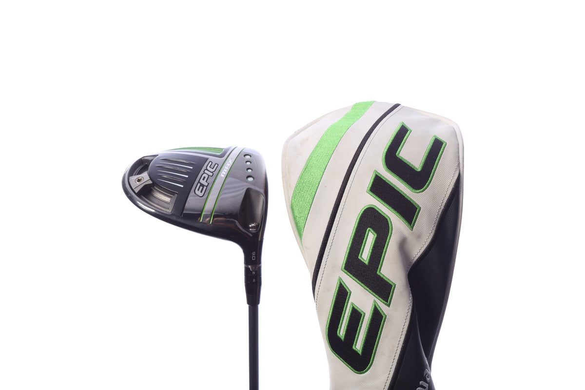 Used Callaway Epic MAX Driver - 9 Degrees - Stiff Flex Project X HZRDUS Smoke iM10 - Right-Handed