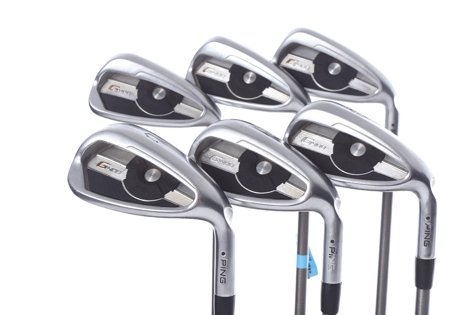Used Ping G400 Iron Set - Right-Handed - 6-UW - Regular Flex- Black Dot-Next Round