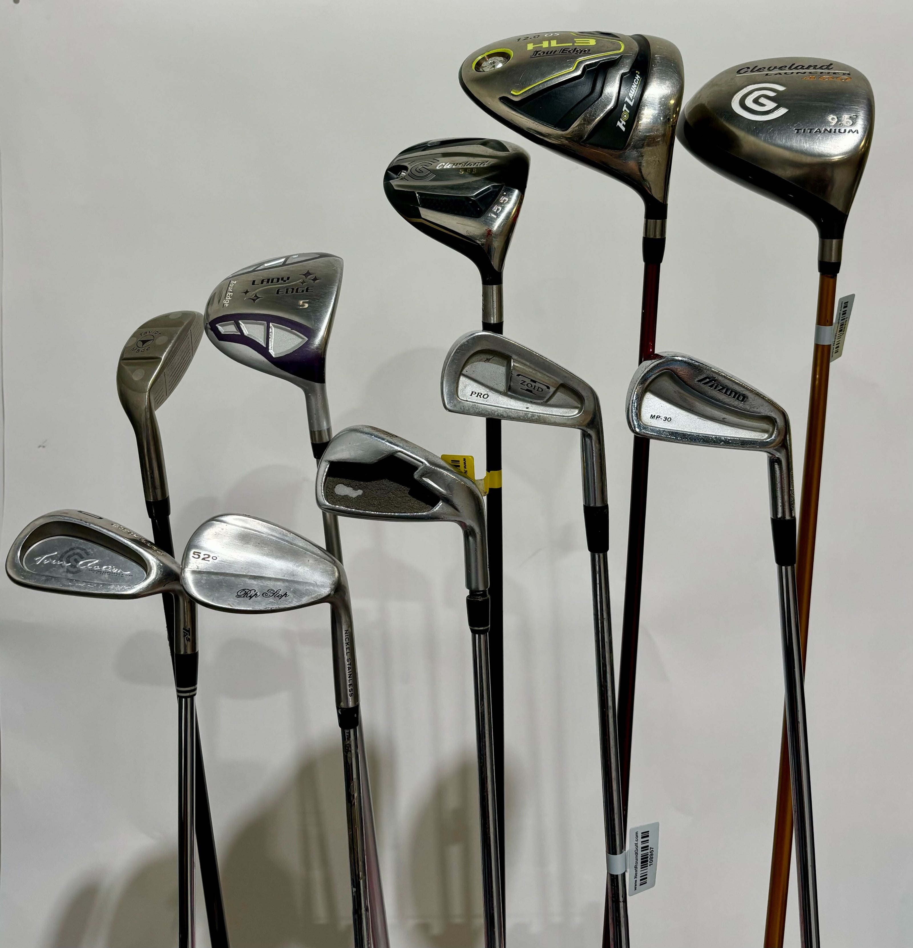Wholesale Lot of 30 Golf Clubs - Assorted Golf Clubs-Next Round