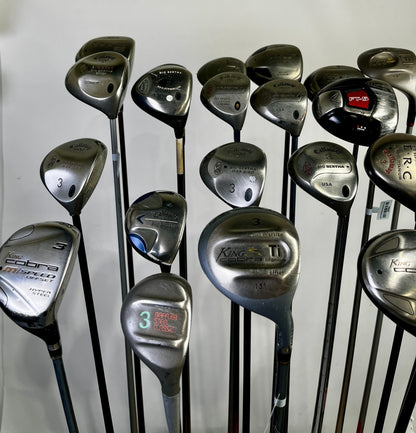 Wholesale Lot of 24 Callaway And King Cobra Drivers and Fairway Woods-Next Round