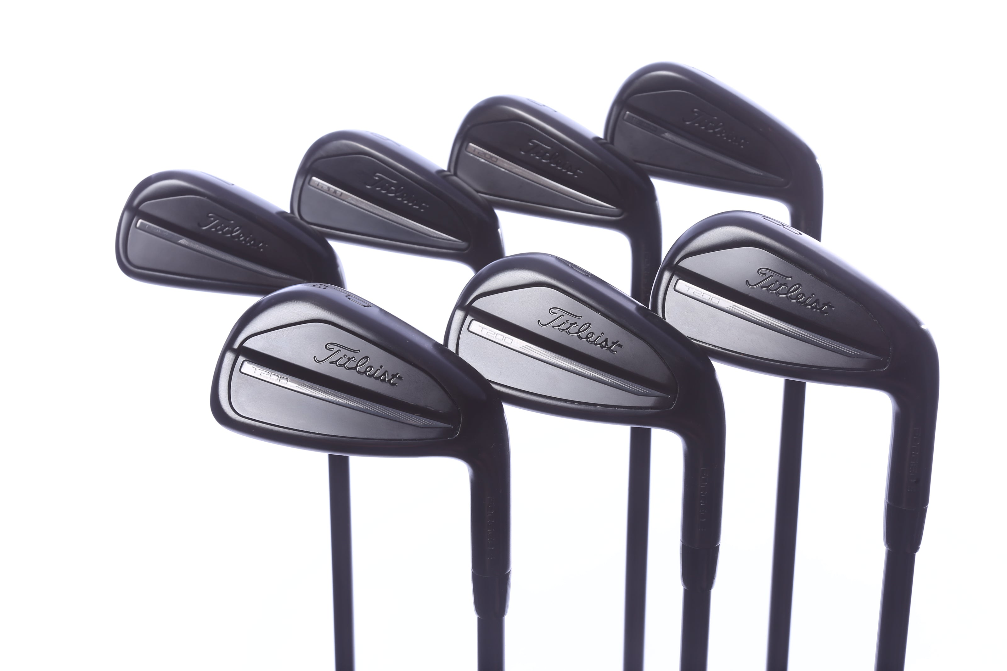 Used Titleist 2023 T200 Black Iron Set - Right-Handed - 4-PW - Stiff / Extra Stiff Flex