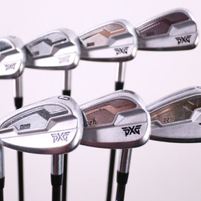 Used PXG 2021 0211 Iron Set - Left-Handed - 5-GW - Regular Flex-Next Round