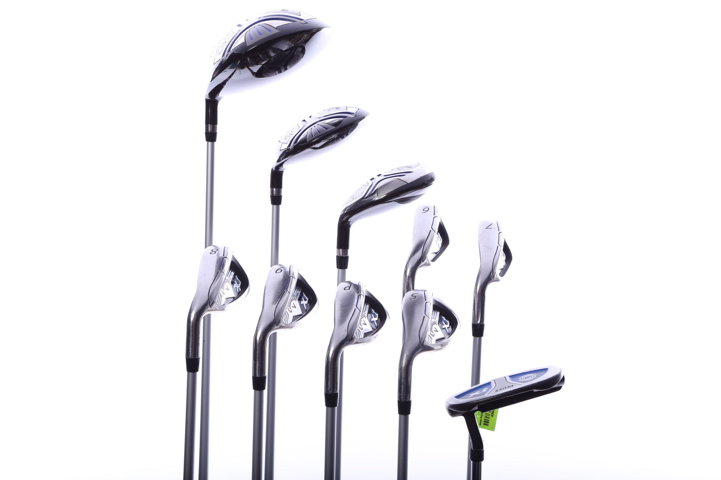 Used Callaway XT Kids Set - Left-Handed - 1W, FW, HY, 6-PW, SW, Putter - Youth Flex-Next Round