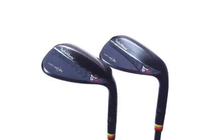Used TaylorMade Milled Grind 4 Black Wedge Set - Right-Handed - 56*, 60* - Stiff Flex