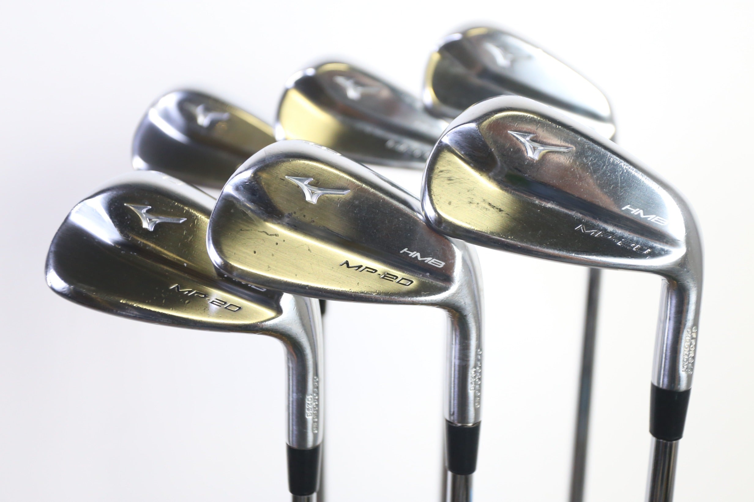 Used Mizuno MP20 HMB Iron Set - Right-Handed - 5-PW - Stiff Flex