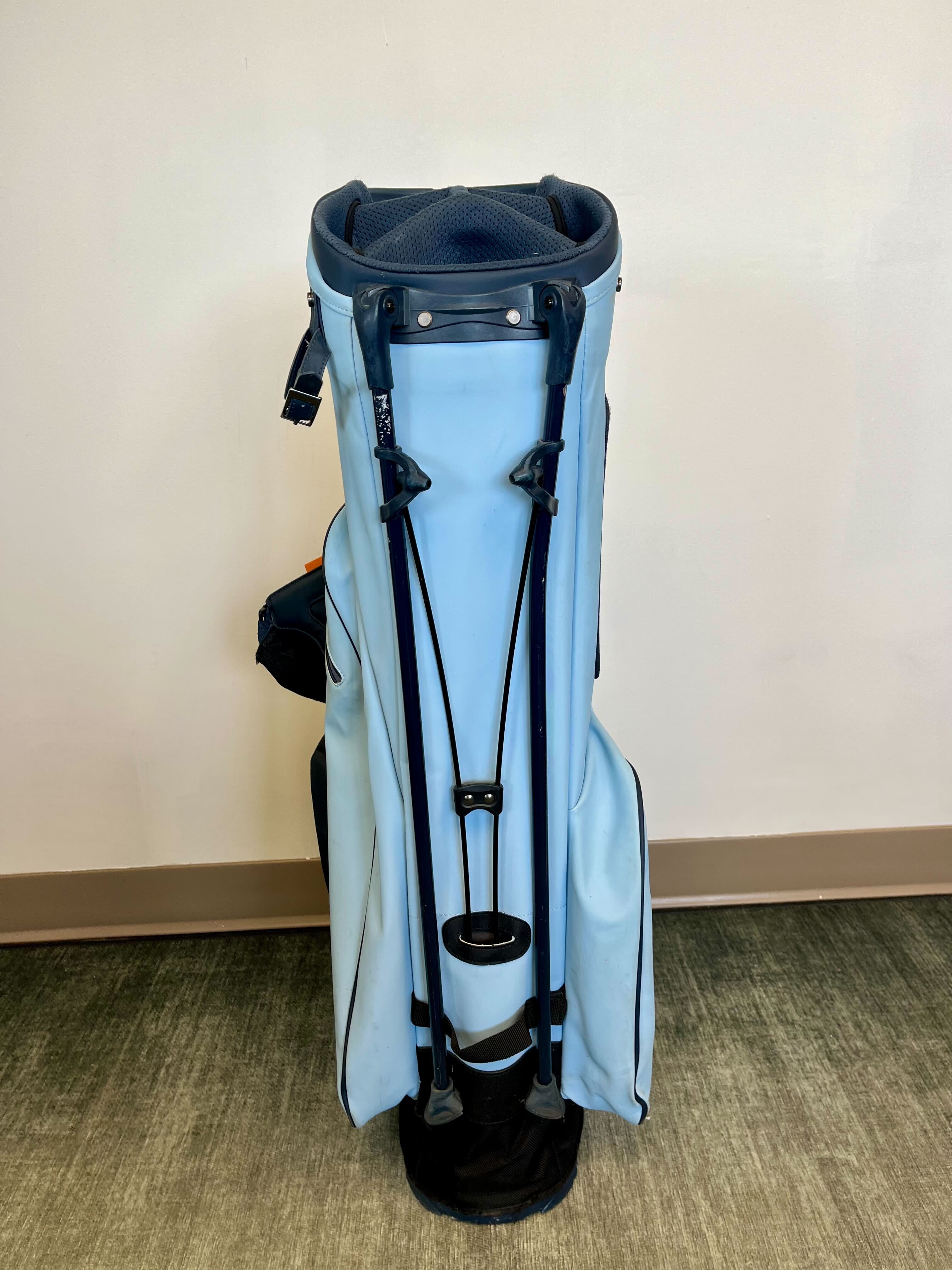 Stitch Sunday Golf Bag Blue 4 Dividers/3 pockets with Strap-Next Round