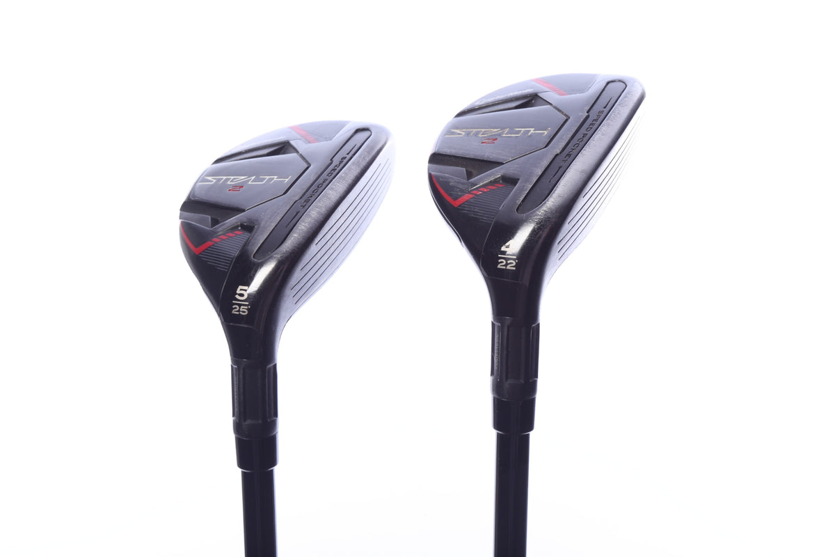 Used TaylorMade STEALTH 2 Rescue Hybrid Set - Right-Handed - 4H, 5H - Seniors Flex