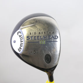 Used Callaway Steelhead III 5-Wood - Right-Handed - 19 Degrees - Seniors Flex