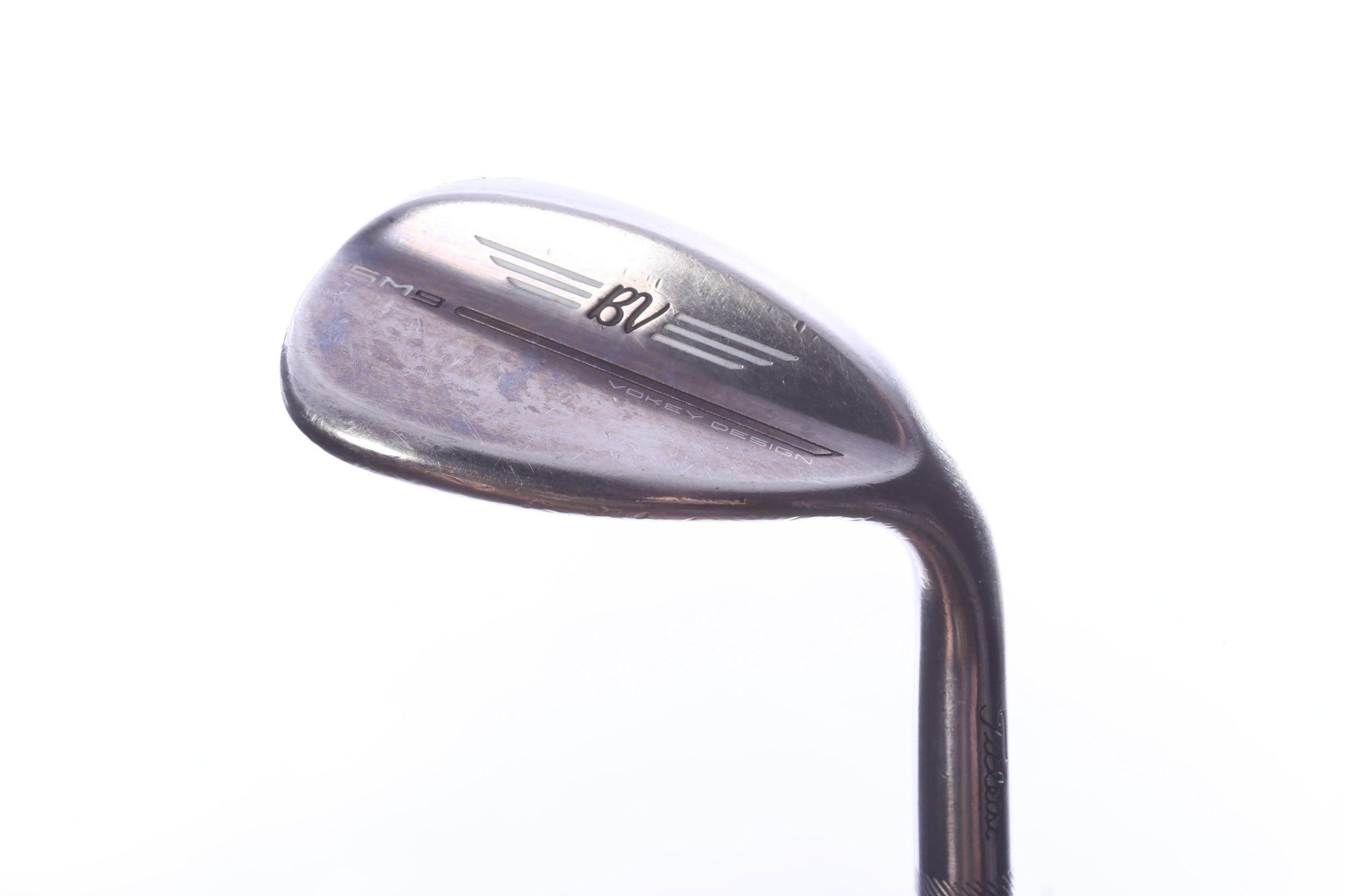 Used Titleist Vokey SM9 Brushed Steel Lob Wedge - Right-Handed - 60 Degrees - Wedge Flex-Next Round