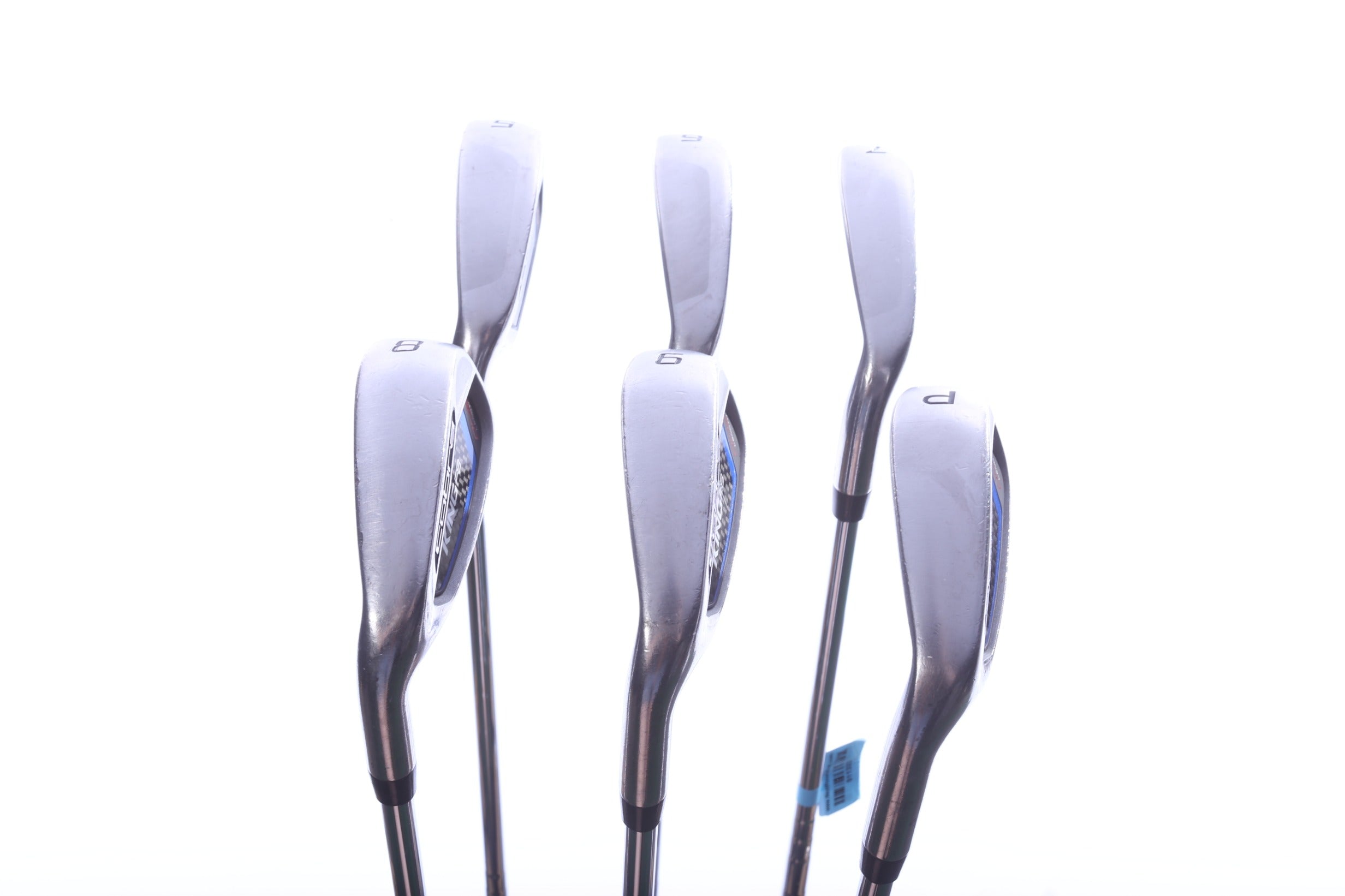 Used Cobra King F8 One Length Iron Set - Left-Handed - 5-PW - Stiff Flex