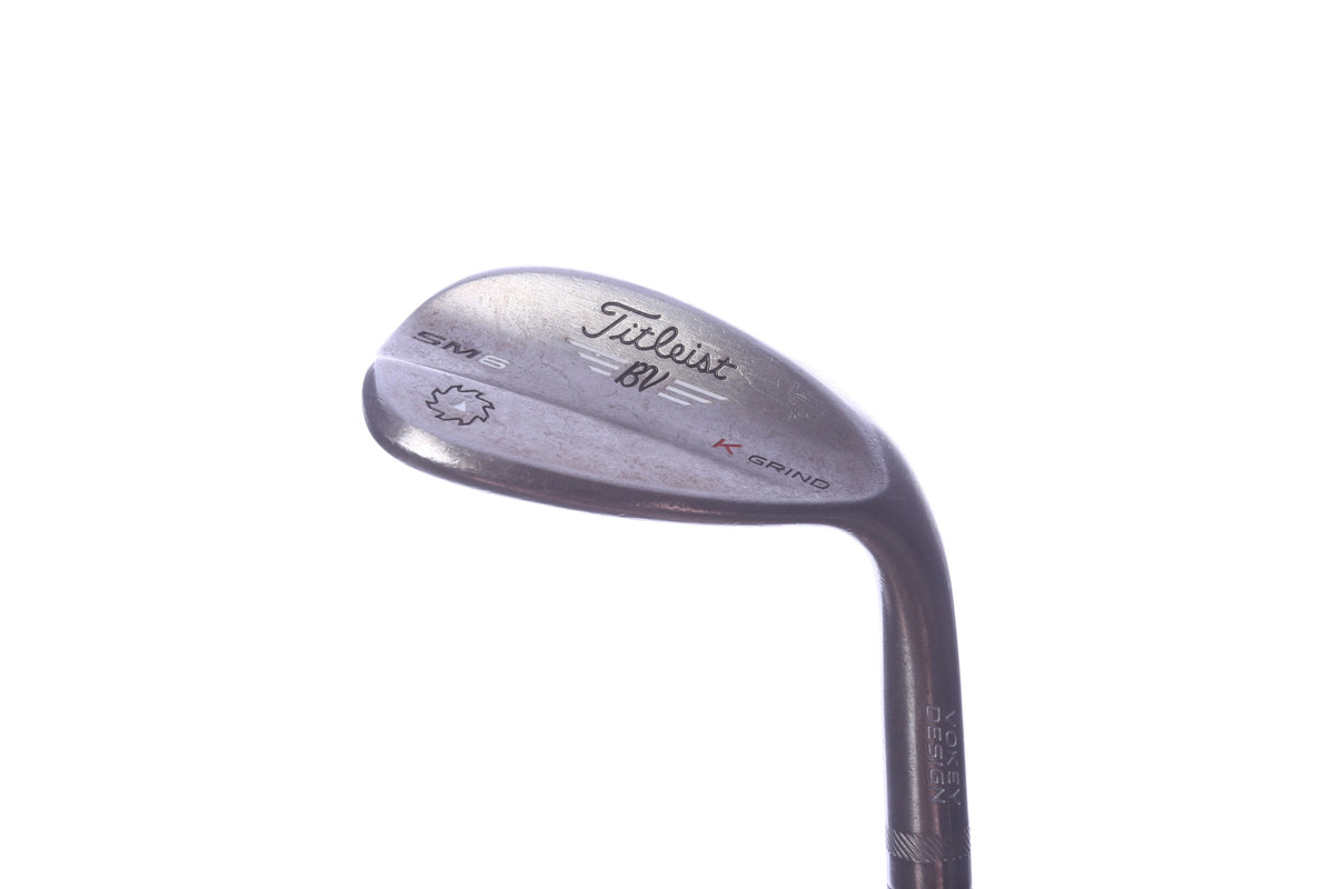 Used Titleist Vokey SM6 Raw Lob Wedge - Right-Handed - 60 Degrees - Stiff Flex