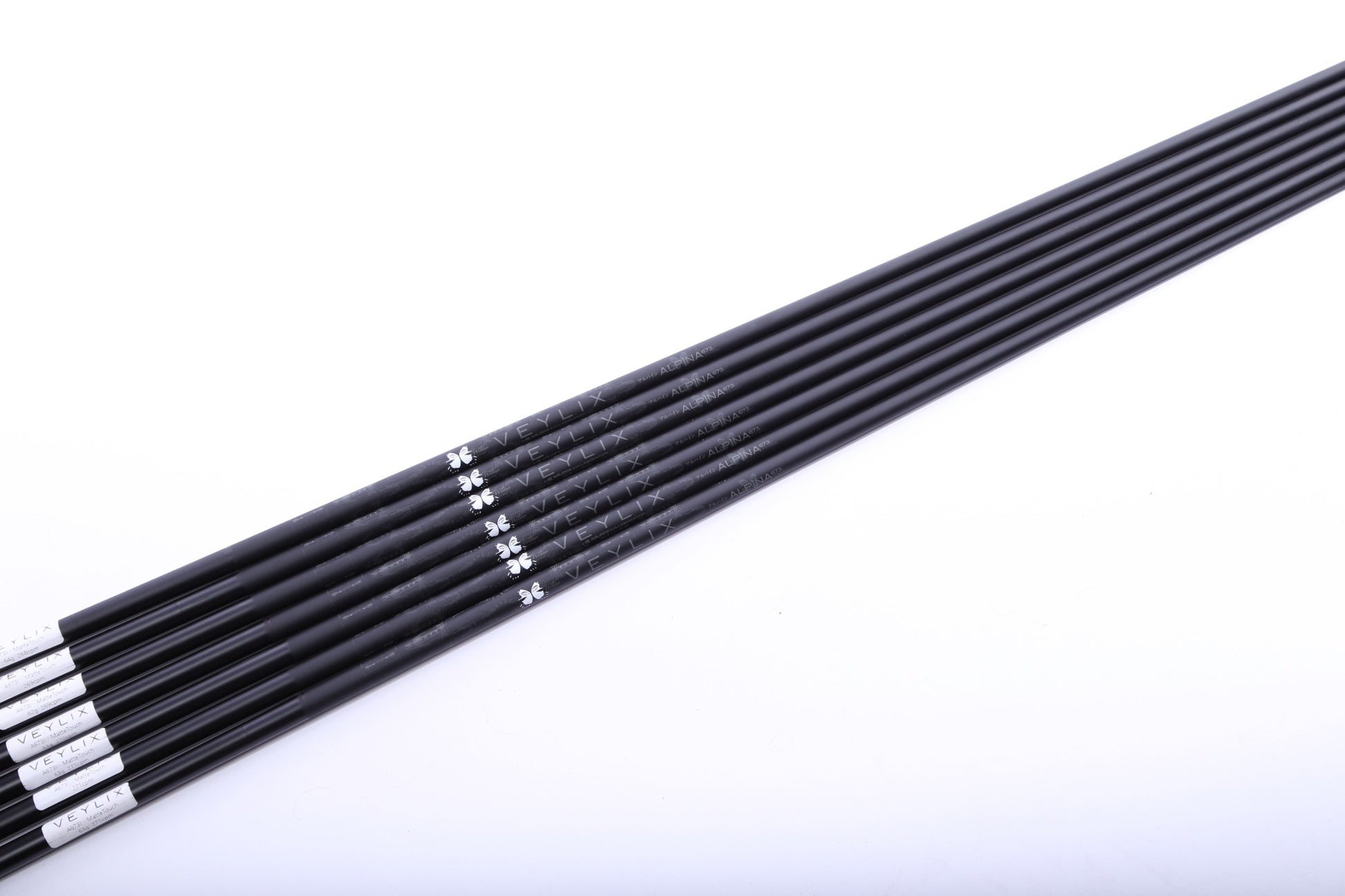 Used Veylix Alpina Iron Stiff Graphite Iron Shaft Set 40"-Next Round