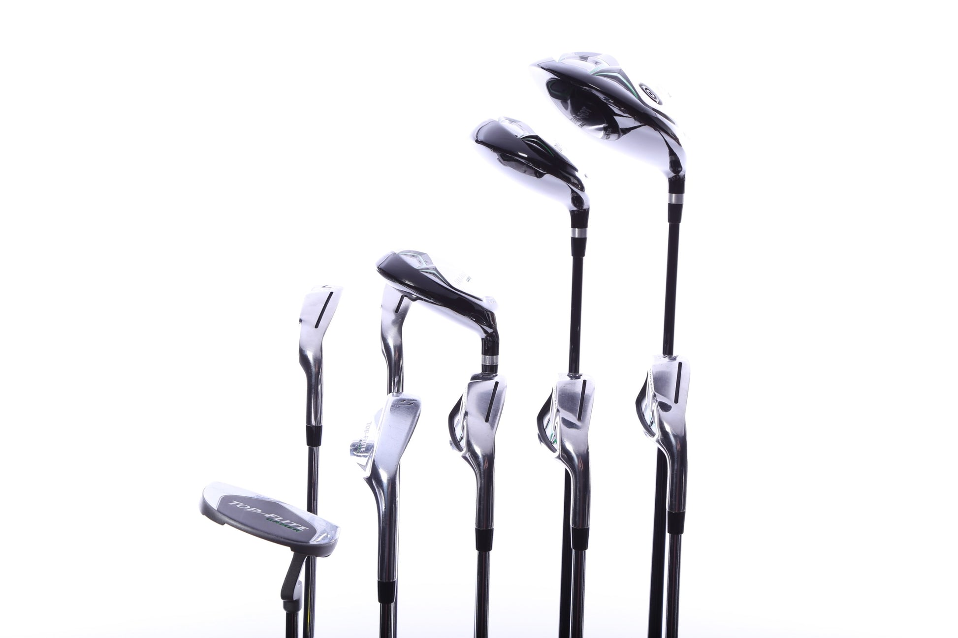 Used Top Flite Gamer X Complete Set - Right-Handed - 1W, 3W, 5H, 6-PW, SW, Putter - Not Specified Flex-Next Round