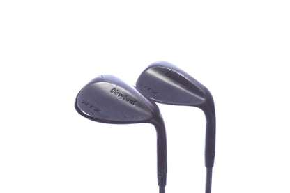 Used Cleveland RTZ Black Satin Wedge Set - Right-Handed - 56*, 60* - Regular Flex-Next Round
