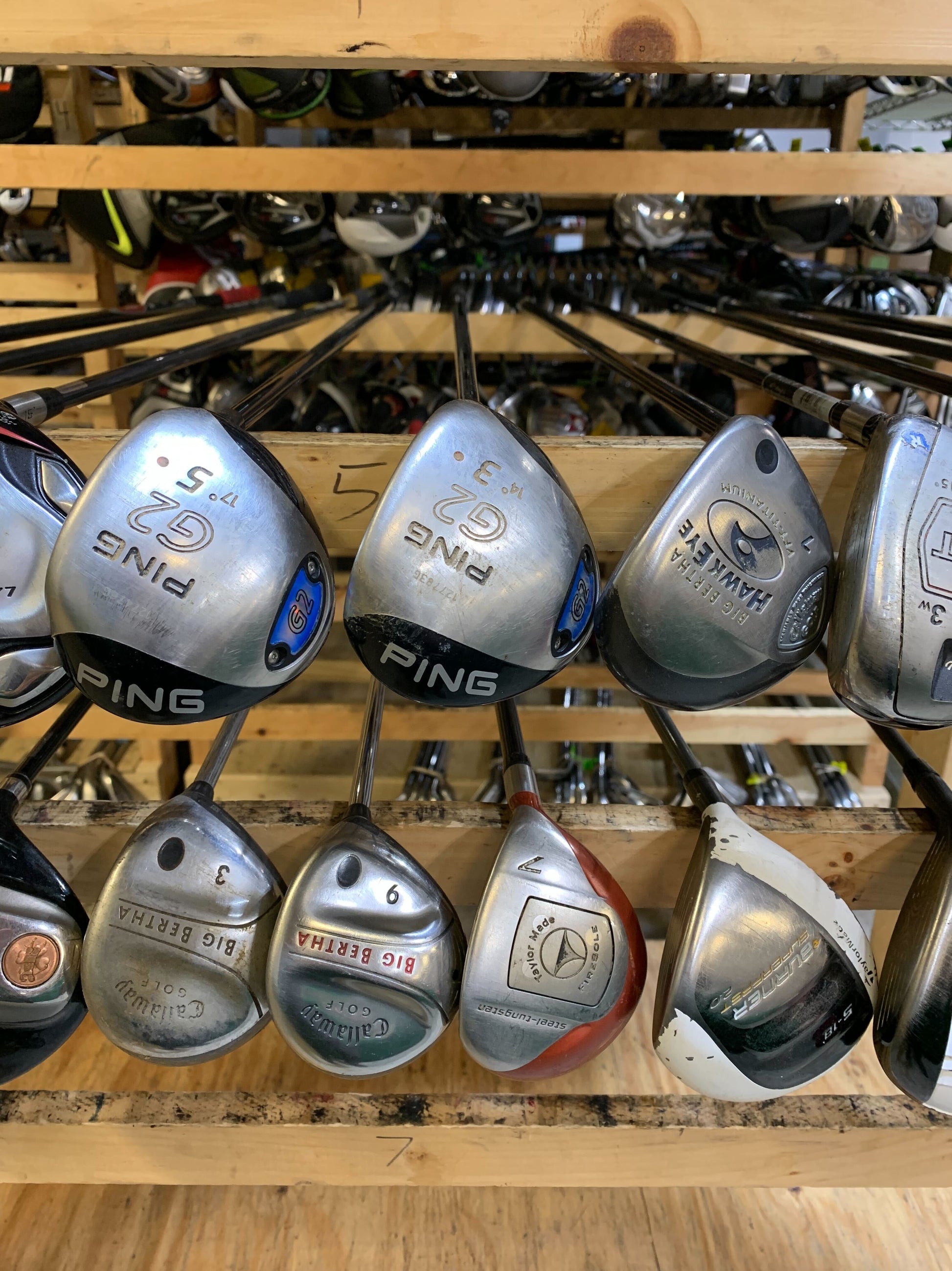Wholesale Lot of 20 Golf Clubs - Fairway Woods - Men's Flex-Next Round