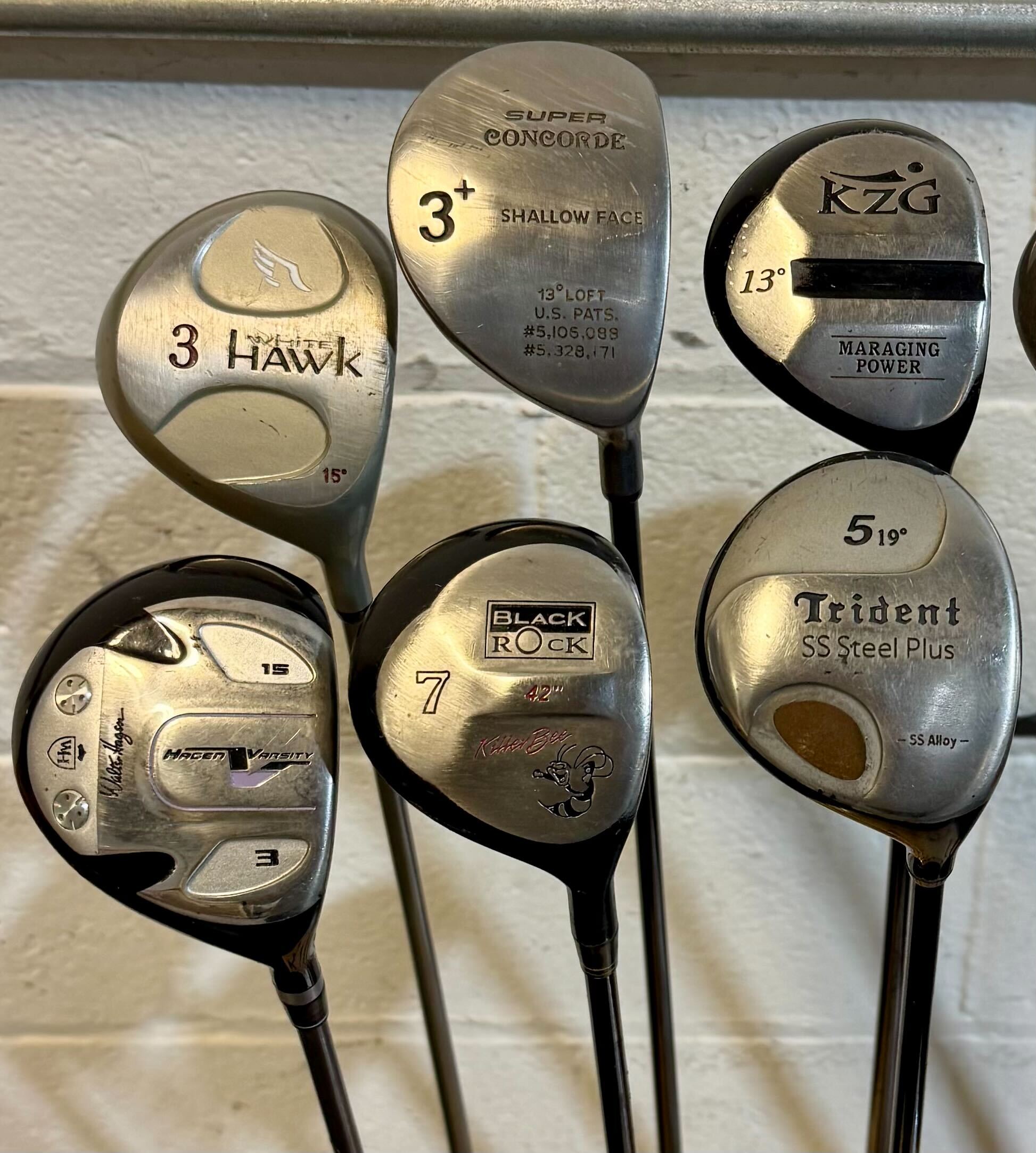 Wholesale Lot of 35 Golf Clubs - Assorted Fairway Woods - RH/LH - Mixed Flexes