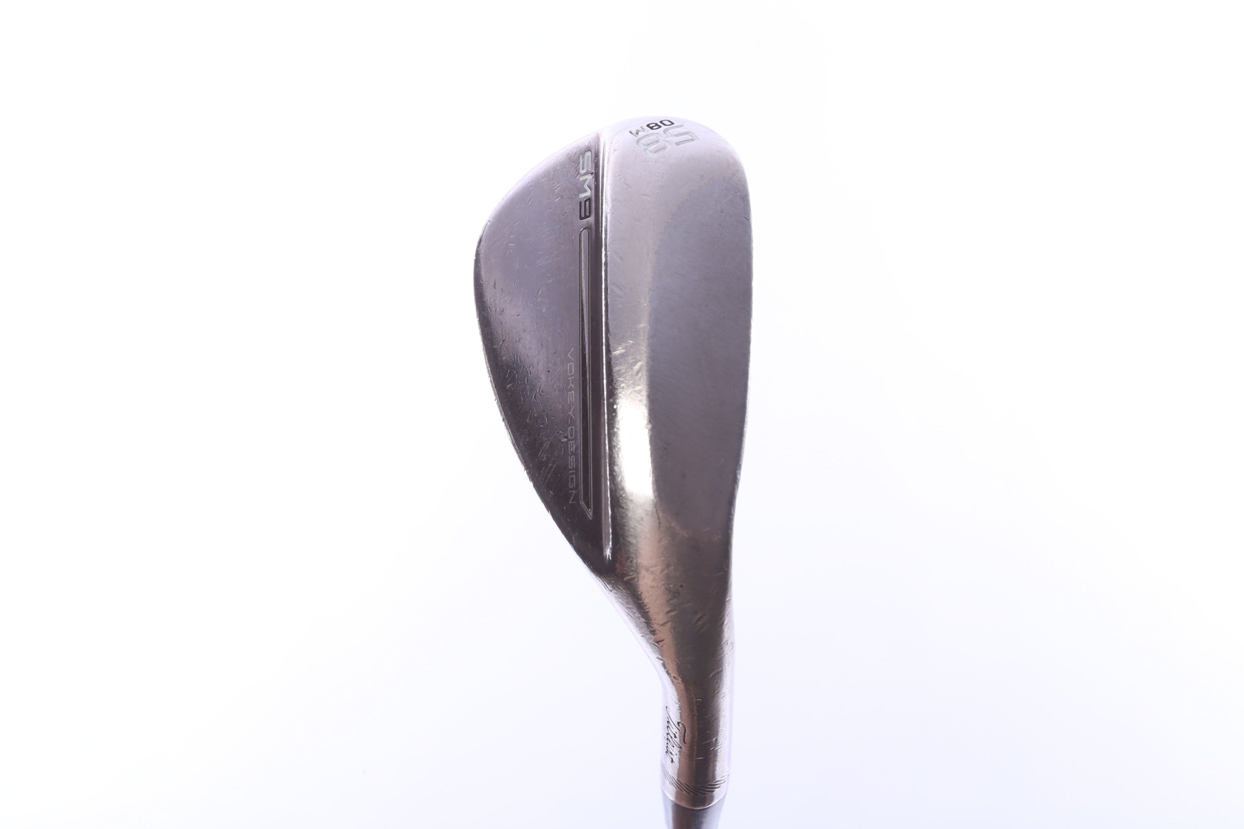 Used Titleist Vokey SM9 Brushed Steel Lob Wedge - Right-Handed - 58 Degrees - Wedge Flex-Next Round